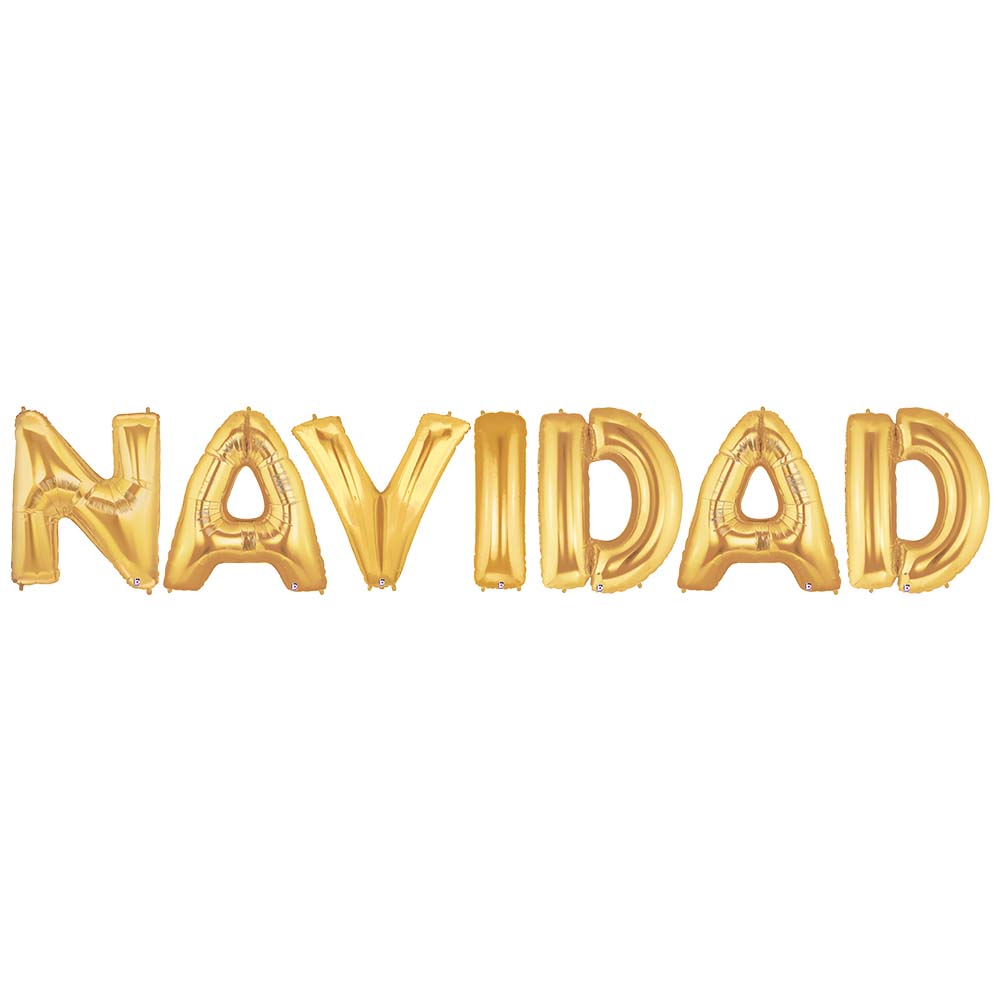 Foil Balloon NAVIDAD Letter Kit