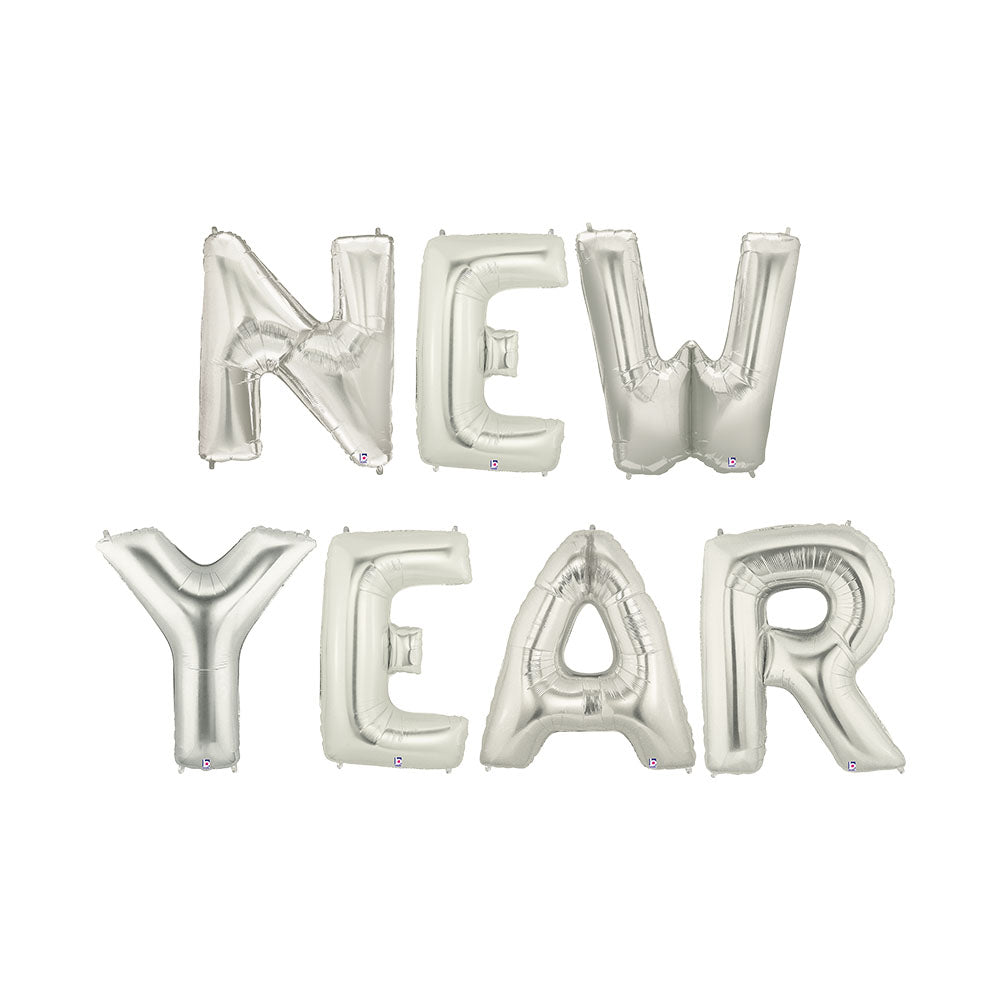 Foil Balloon New Year Letters Kit