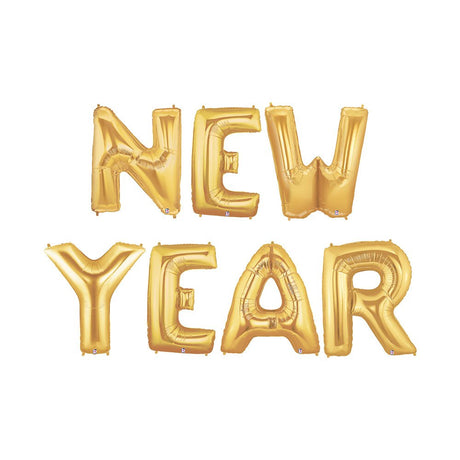 Foil Balloon New Year Letters Kit