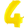 Foil Balloon Number 4 Yellow 40 Inch