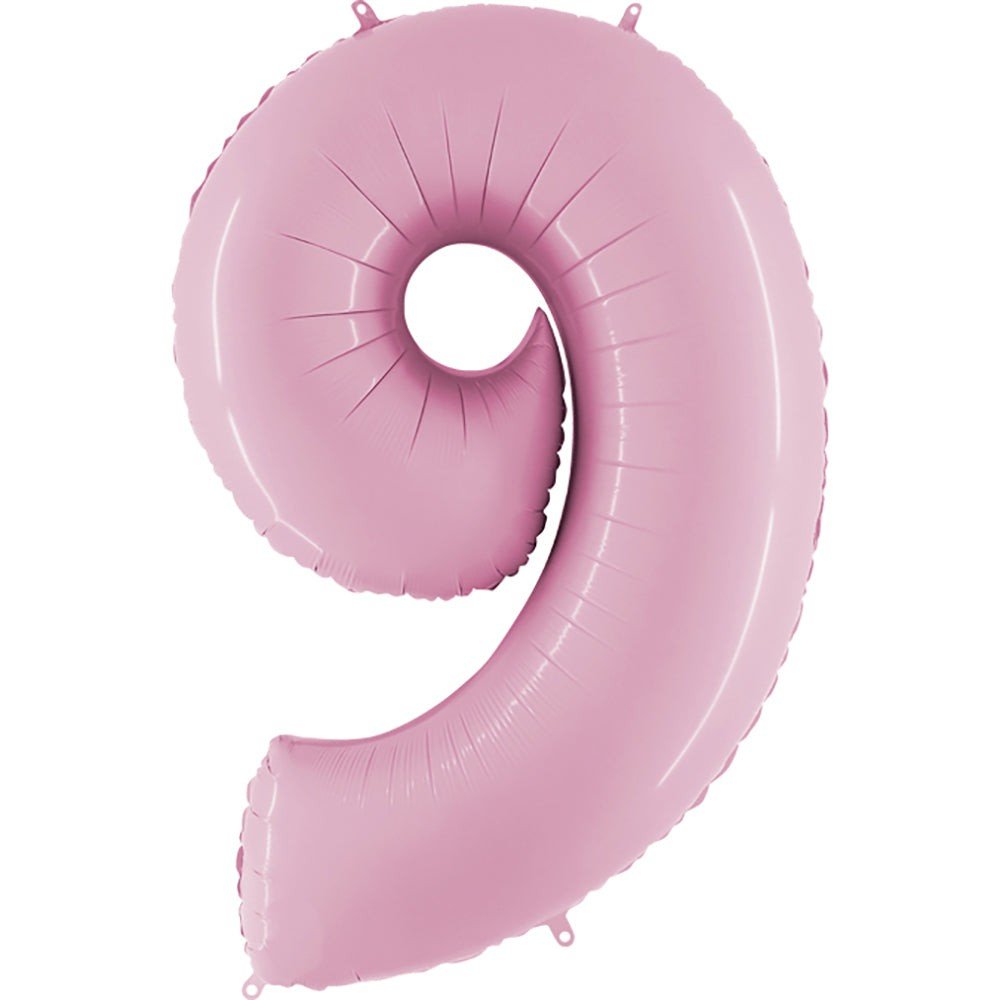 Foil Balloon Number 9 Pink