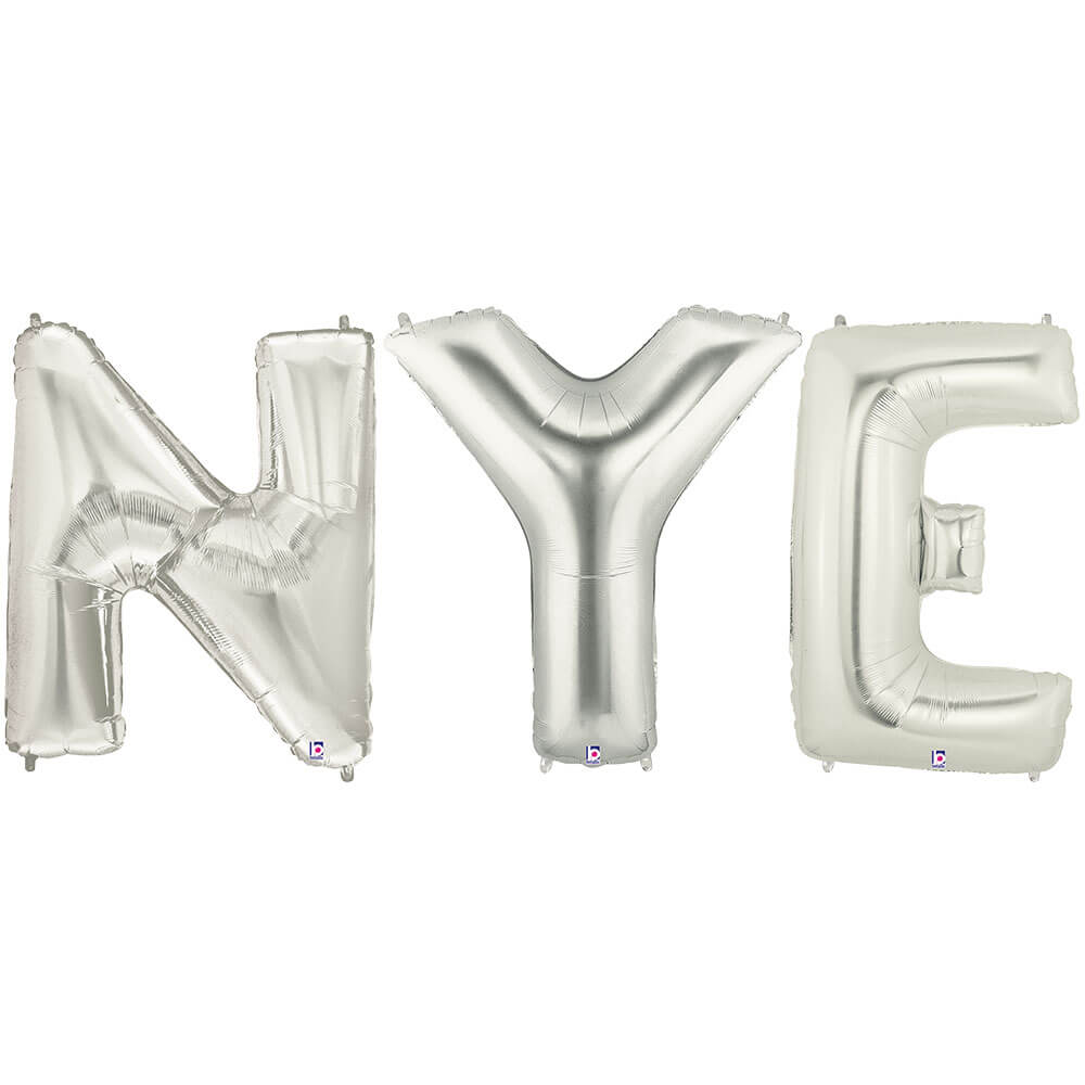 Foil Balloon NYE Megaloon Letters Kit