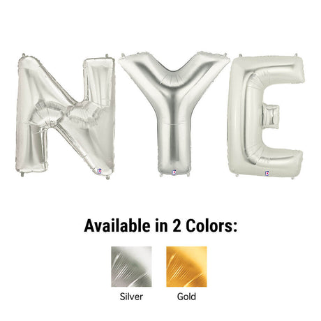 Foil Balloon NYE Megaloon Letters Kit