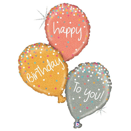 Rose Gold Birthday Foil Balloon