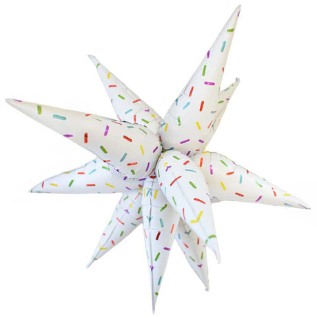 Foil Balloon 40 Inch Sprinkle Starburst