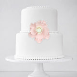 O'Creme Gumpaste Anemone Flower, Pink, 4.5" - 3 pieces