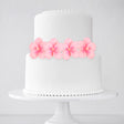 Light Pink Hibiscus Gumpaste Flowers - Set of 3
