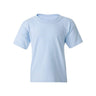 Youth Short Sleeve Heavy Cotton T-Shirt Breathable and Long Lasting