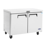 Atosa Two Section Undercounter Reach-In Refrigerator MGF36RGR, 36-5/16"W, 8.7 cu. ft.
