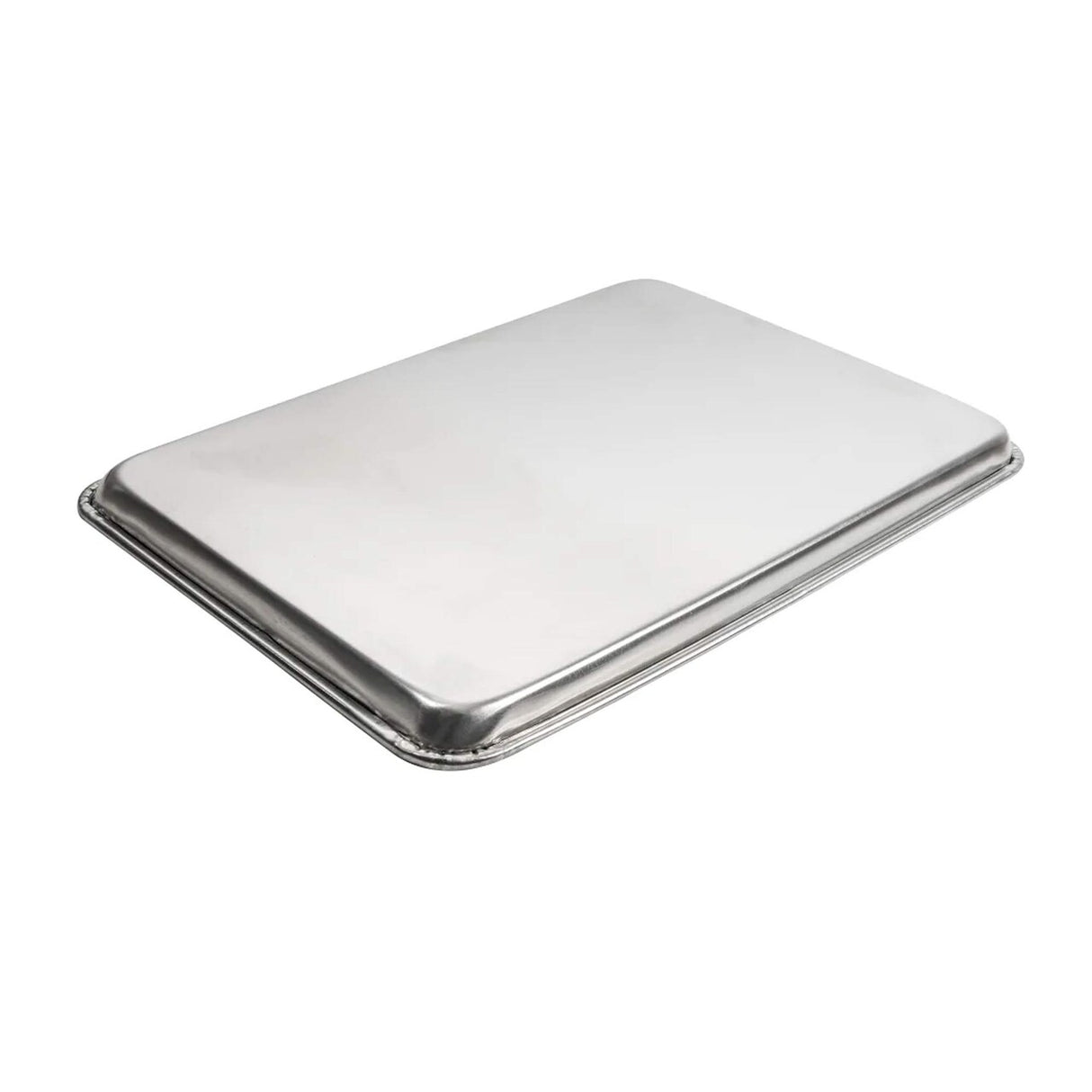 18" x 13" Half Size Sheet Pan 18 Gauge Aluminum Closed Bead Rim