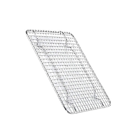 Chrome Plated Footed Wire Pan Grate 8 x 10 Half Size