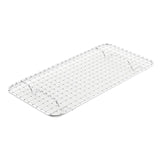 Chrome Plated Wire Pan Grate 5 x 10.5 Third Size
