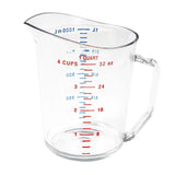 1 qt Measuring Cup Clear Polycarbonate Dual Graduations