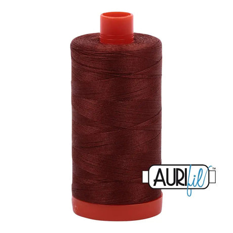 Cotton Thread 50wt Copper Brown Aurifil Large Spool