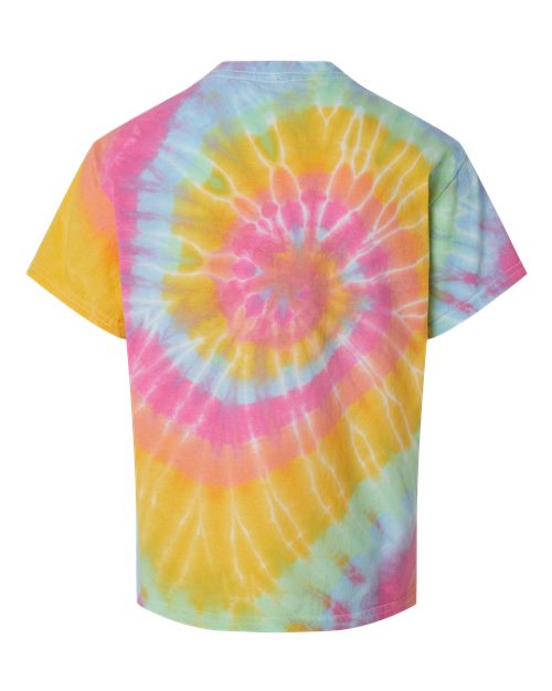 Youth Multi-Color Spiral Tie-Dyed T-Shirt