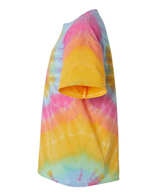 Youth Multi-Color Spiral Tie-Dyed T-Shirt