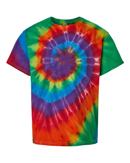 Youth Multi-Color Spiral Tie-Dyed T-Shirt