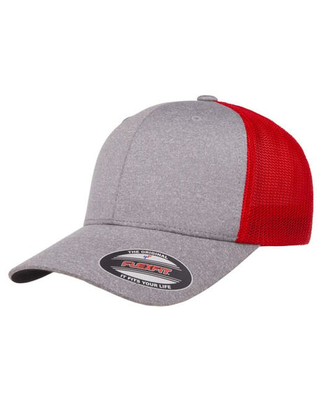 Flexfit® Adult Poly Mélange Stretch Mesh Cap