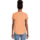 Bayside® Juniors' USA-Made V-Neck T-Shirt