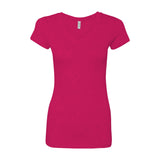 Bayside® Juniors' USA-Made V-Neck T-Shirt