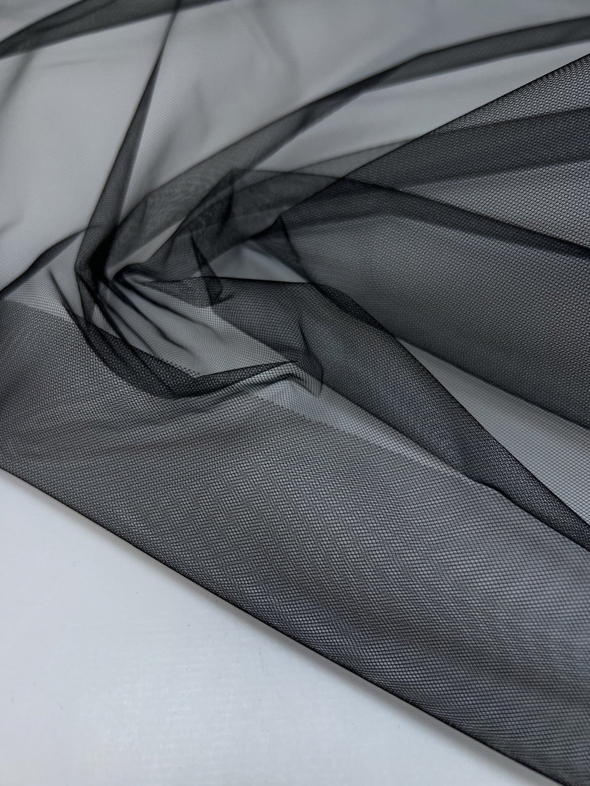Polyamide Mesh Fabric Black