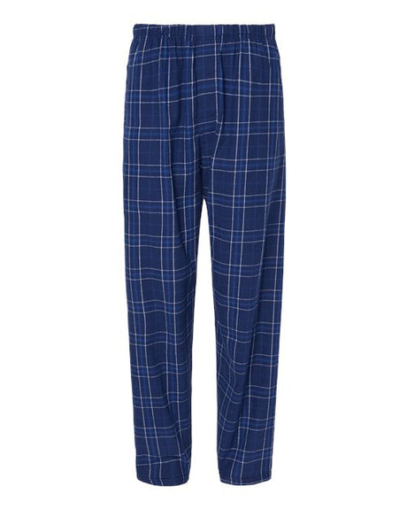 Boxercraft® Men’s Harley Flannel Pants Double-Brushed Cotton, Elastic Waist & Plaid Design