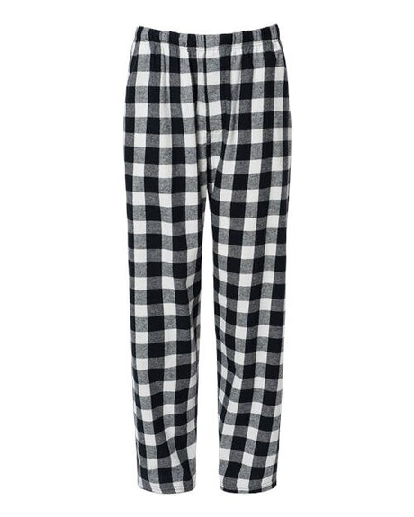 Boxercraft® Men’s Harley Flannel Pants Double-Brushed Cotton, Elastic Waist & Plaid Design