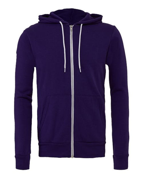 BELLA + CANVAS® Unisex Lightweight Sponge Fleece Zip-Up Hoodie - 3739