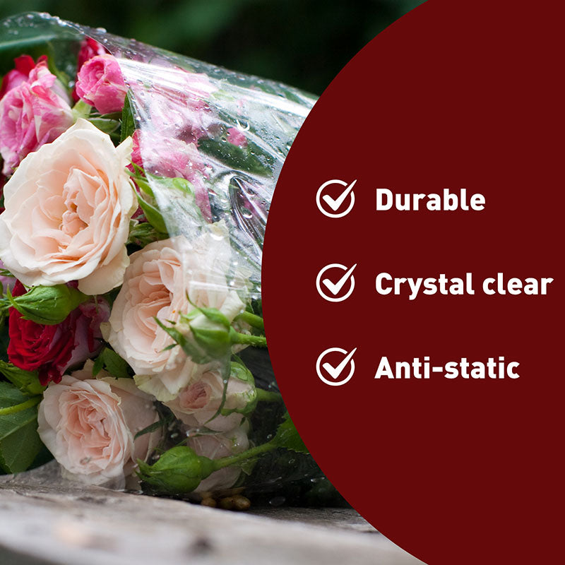Clear Bouquet Sleeves (Small)