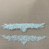 Beaded Lace Applique Embroidered Net Mesh