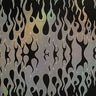 Nylon Spandex Hologram Flame Foil Fabric 60"