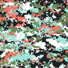 Printed Spandex Pixel Camo Fabric