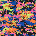 Printed Spandex Pixel Camo Fabric
