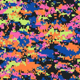 Printed Spandex Pixel Camo Fabric