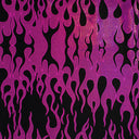 Nylon Spandex Hologram Flame Foil Fabric 60"