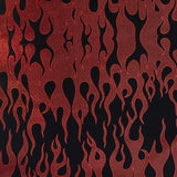 Nylon Spandex Hologram Flame Foil Fabric 60"
