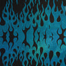 Nylon Spandex Hologram Flame Foil Fabric 60"