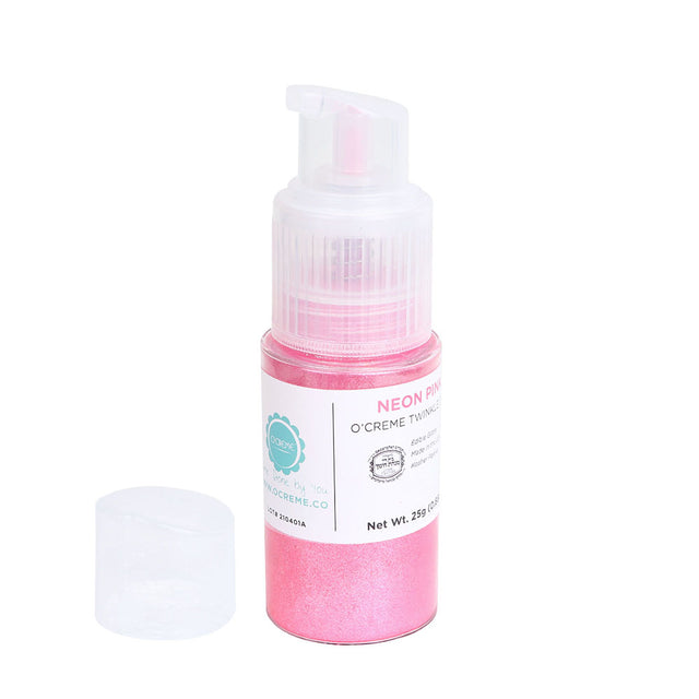 O'Creme Twinkle Dust Pump, 25 gr. - Neon Pink