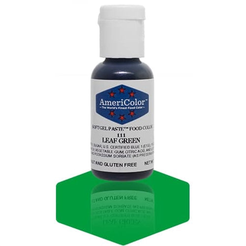 Leaf Green Soft Gel Paste Food Color - AmeriColor 111
