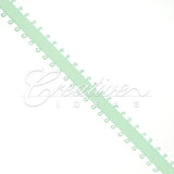 3/16" Double Face Picot Ribbon - 50 Yards (Mint Green)