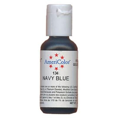 Navy Blue Soft Gel Paste Food Color - AmeriColor 134