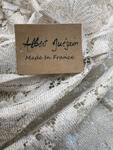 Cotton Viscose Lace Floral Golden Beige