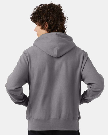 Champion® Reverse Weave Long Sleeve Hooded Sweatshirt