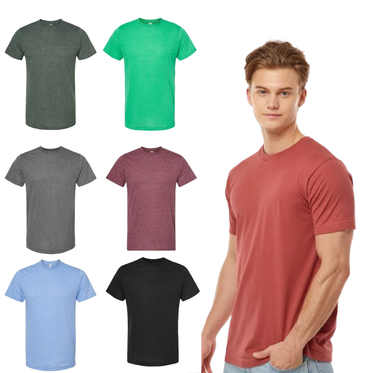 Tultex® Fine Jersey Crew Neck Short Sleeve T-Shirt