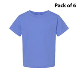 RADYAN® Crewneck Toddler Fine Jersey Tee - 3321