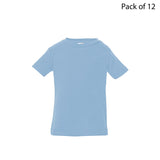RADYAN® Infant Short Sleeve Crew Neck Fine Jersey Tee