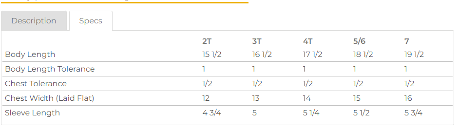 RADYAN® Toddler Fine Jersey Crewneck Short Sleeve Tee - 3321