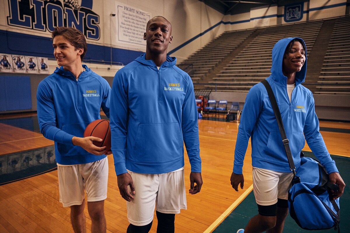 Sport-Tek® Long Sleeve Men's Pullover Hoodie