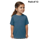RADYAN® Toddler Fine Jersey Crewneck Short Sleeve Tee