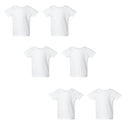 RADYAN® Toddler Fine Jersey Crew Neck Short Sleeve Tee